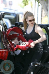 Amy Adams with daughter Aviana Olea Le Gallo