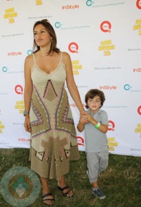 Mariska Hargitay and son August