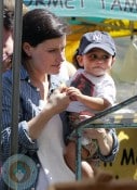 Idina Menzel with son Walker