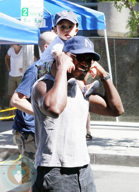 Taye Diggs and son Walker