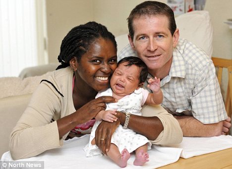 Janet Walker, Husband Graham and Baby Ainka