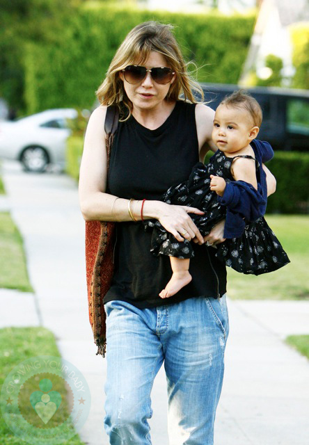 Ellen Pompeo and daughter Stella Luna