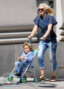 Gwen Stefani with son Kingston