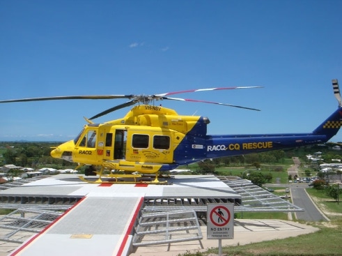 RACQ-CQ rescue helicopter