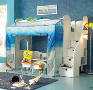 Nickelodeon Rooms Spongebob Loft Bed