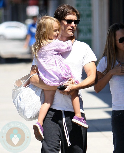 Tobey Maguire with daughter Ruby