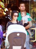 Kourtney Kardashian with boyfriend Scott and son Mason