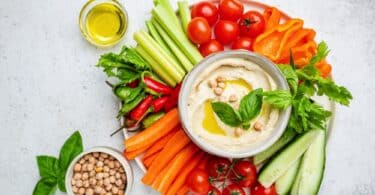 homemade hummus