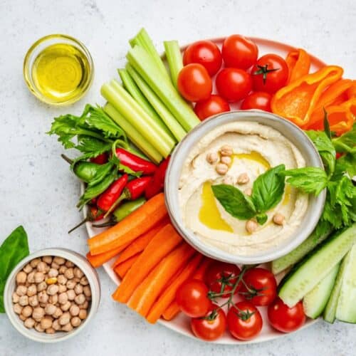 homemade hummus