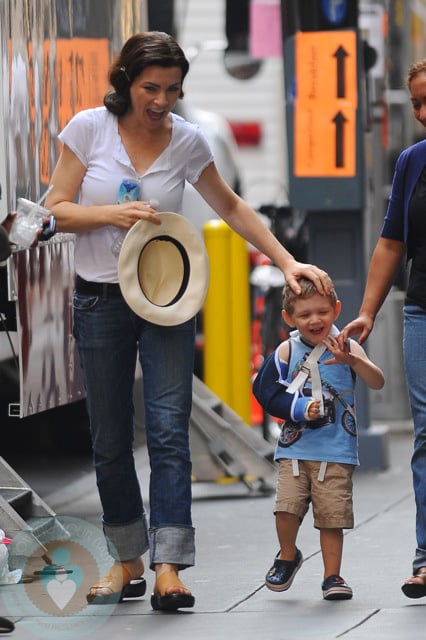 Julianna Margulies with son Kieran Lieberthal