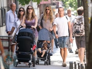 Gisele Bundchen with son Benjamin Brady