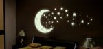 MoonShine for walls (38 glow stars and a moon)