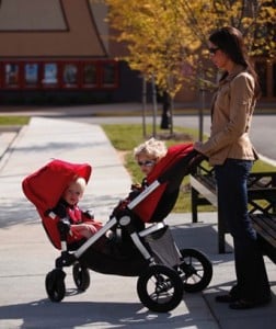 baby jogger city select double positions