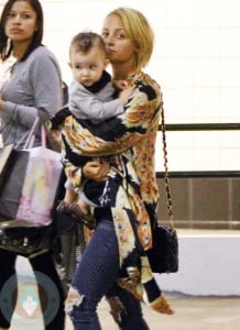 Nicole Richie and son Sparrow