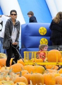 Halle Berry and daughter Nahla Aubry at Mr