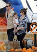 Cam Gigandet and Dominique Geisendorff with daughter Everleigh