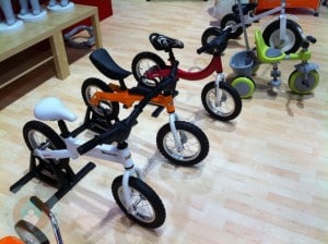 Joovy balance bikes