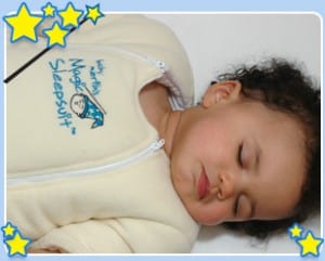 Sleeping Baby in Baby Merlin's Magic Sleep Suit