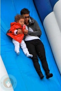 Halle Berry and daughter Nahla Aubry at Mr