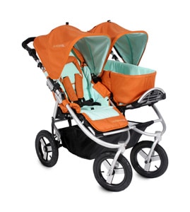 bumbleride indie twin with bassinet