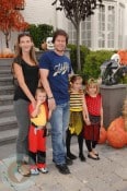 Mark and Rhea Wahlberg with kids Ella and Michael