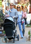 Matthew Broderick with daughter Tabitha, SJP with daughter Marion