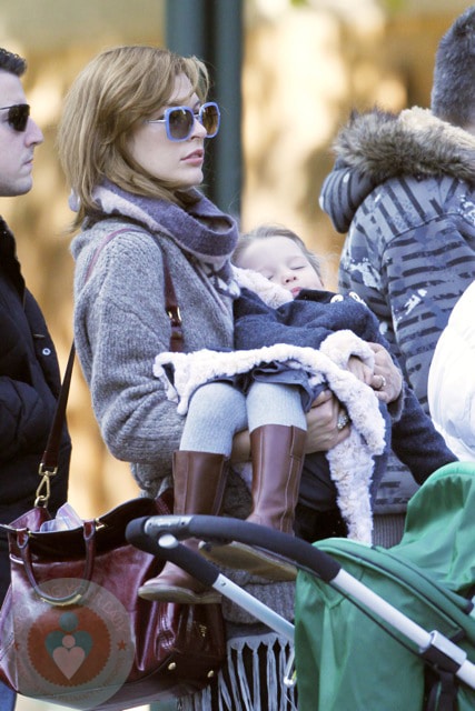 Milla Jovovich and daughter Ever