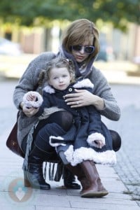 Milla Jovovich and daughter Ever