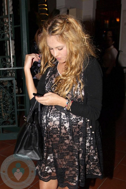 Pregnant Paulina Rubio