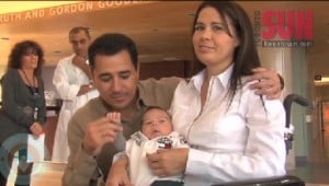 Ariel Collazo, Nicoys Garcia and Baby Jacob