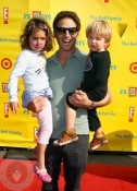 Mark Fuerstein with his kids