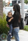 Kourtney Kardashian with son Mason