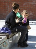 Jessica Alba with daughter Honor Warren