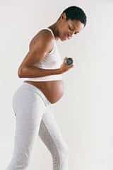 Pregnant Woman Exercising