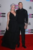 Pink & husband Carey Hart arriving @ American Music Awards