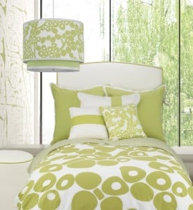 berries duvet green