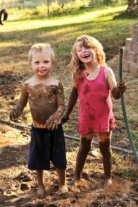Kids Playing in the Dirt