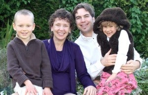 The Shears family: Jack, Becca, Kyle and Charlie