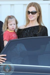 Nicole Kidman with daughter Sunday