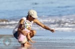 Halle Berry and daughter Nahla at the Beach in Malibu