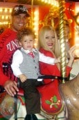 Tito Ortiz and Jenna Jameson with one of their twin sons