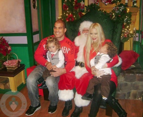 Tito Ortiz and Jenna Jameson with Jesse and Journey