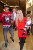 Tito Ortiz and Jenna Jameson with Jesse and Journey