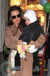Angelina Jolie with daughter Vivienne