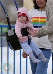 Rebecca Gayheart plays At The Park with Billie