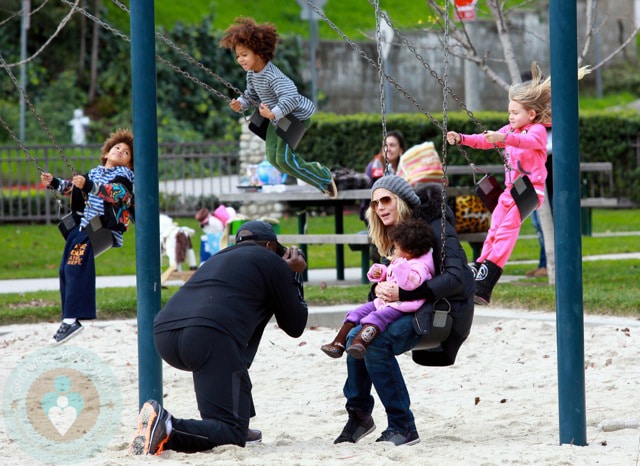 Seal & Heidi Klum and their 4 kids