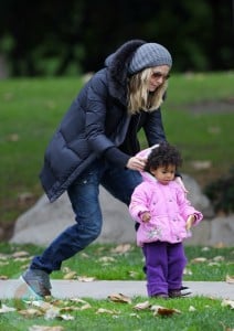 Heidi Klum with daughter Lou