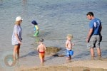 Liev Schreiber & Naomi Watts with sons Sasha(r) and Sammy(l)