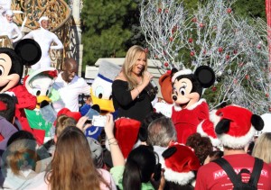 Mariah Carey performing at Walt Disney World