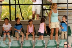 Kate Plus 8 Visit The "Crocoseum" in Australia